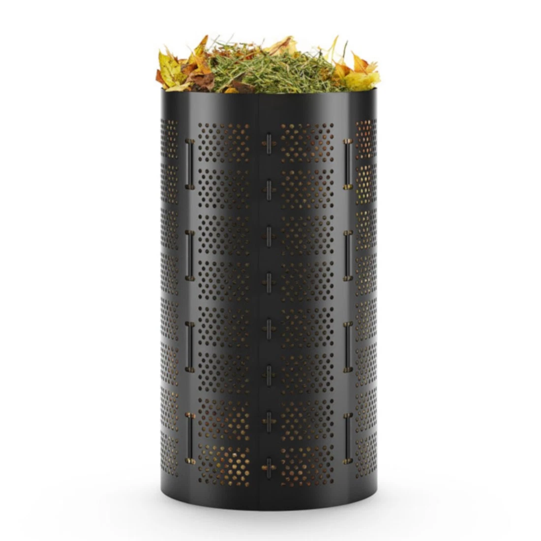 Sacchetto Per Compost Organico 35L In Tessuto PE - Contenitore Per Rifiuti Giardino, Convertitore Per Fertilizzante, Marrone