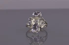 Stuart Nye Vintage Sterling Silver 20mm Dogwood Flower Band Ring 925 Adj Sz: 6