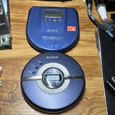 PARTS ONLY - Vintage Sony Walkman Lot of 2 CD Players
