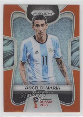 Angel Di Maria [Orange Prizm] #2 2018 Panini Prizm World Cup card
