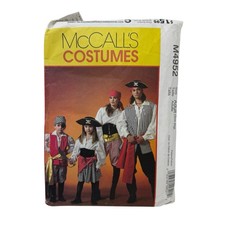 McCall's 4952   Family Pirate Costume Sewing Pattern Misses, Mens, Kids Sizing