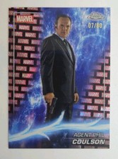 2025 Topps Chrome Marvel Studios Agent Phil Coulson Marvel Refractor 07/80