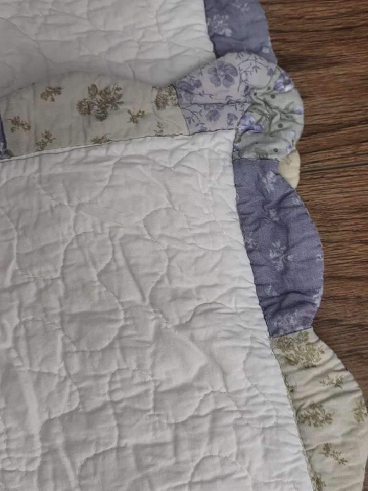 Fundas de almohada estándar Garnet Hill Home Classics 2 ciruelas huerto acolchadas orgánicas Foto 4 de 4