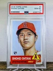 2018 Topps Living Set #7 Shohei Ohtani RC Rookie Card PSA 10