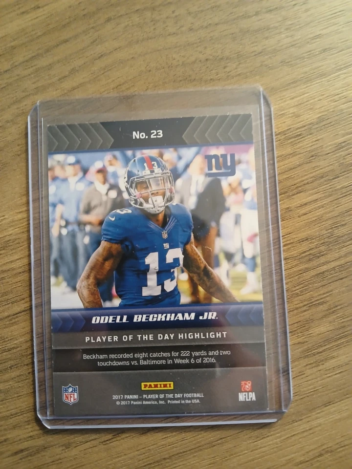 2017 Panini Player of the Day - Odell Beckham Jr. #23 Wind Chimes /75 - Image 2 of 2