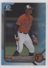 2022 Bowman Draft Chrome Sky Blue Refractor Maikol Hernandez #BDC-106 7s2