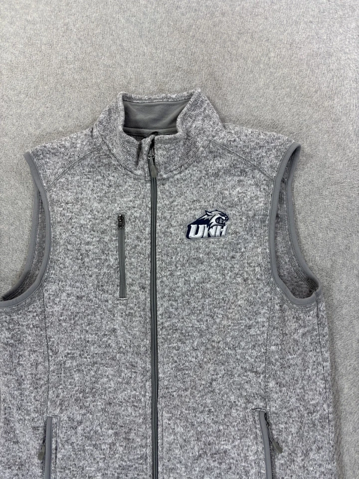 New Hampshire Wildcats Charles River Stitched Campus Jacket Vest (Men's Medium) - Image 2 of 4