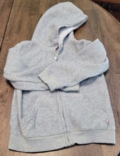 Carter's 5-T hooded Gray sweatshirt, long sleeves. Lined Hood