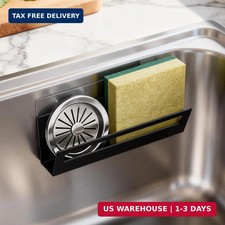Sponge Holder Kitchen Sink Rustproof with Suction Cups