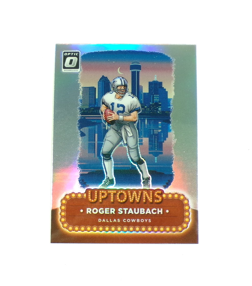 2024 Donruss Optic Uptowns Roger Staubach #24 SSP Cowboys