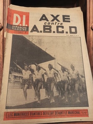 Altes Magazin Sonntag illustriert 1940 Vintage Retro Zeitung Sammlung