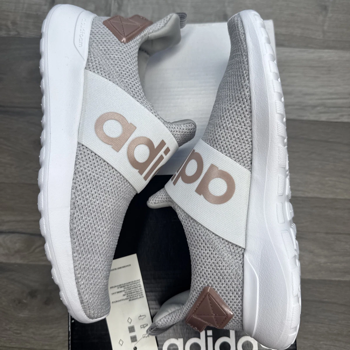 Adidas Lite Racer Adapt White Grey W for sale | eBay