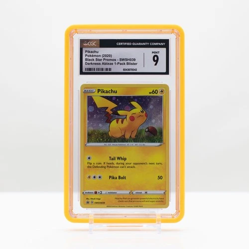 Pokemon Pikachu Cosmos Holo #SWSH039 XY Black Star Promo 2020 - CGC 9 Mint