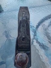 Shelton No. 9 Vintage Wood Workers Smooth Bench Plane Indian Logo - Made in USA