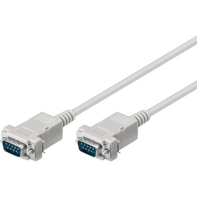 RS232-Kabel seriell DSub 9 Stecker an DSub 9 Stecker 2m Kabel 9-polig