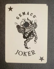 B/W Joker - Northern Lights Casino - Single Swap Playing Card - Tech Art II