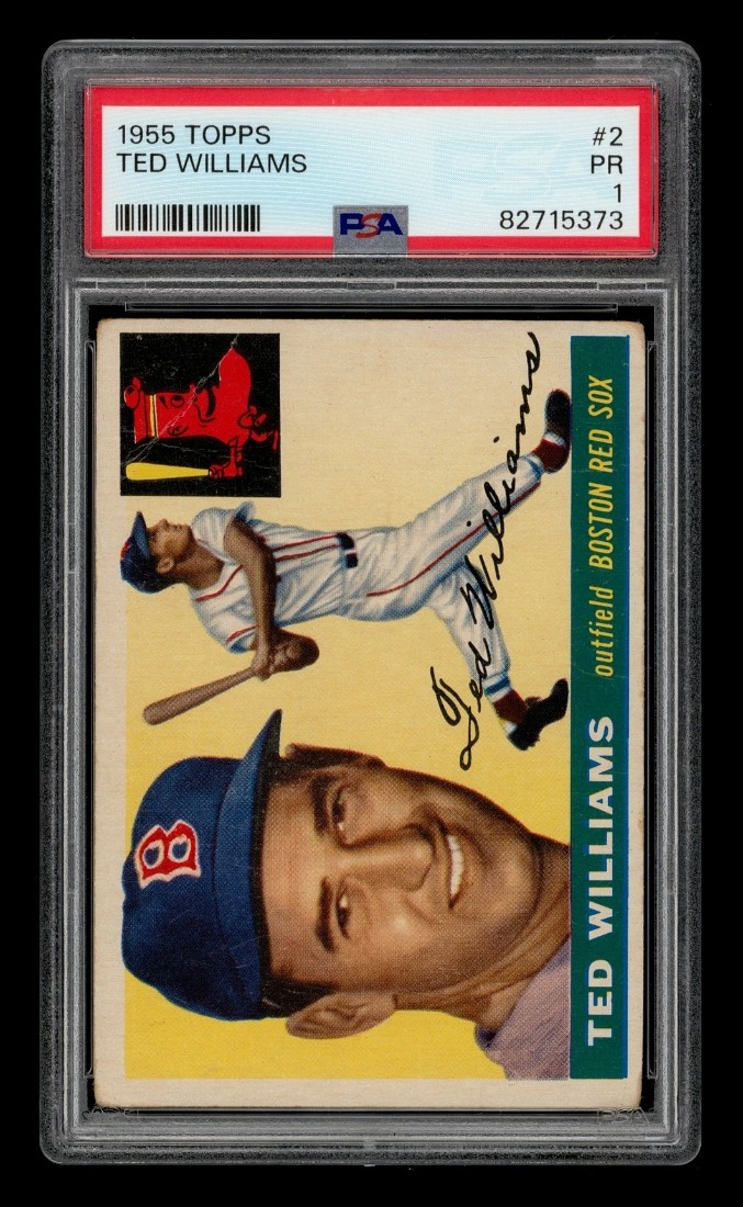 1955 Topps Set-Break #  2 Ted Williams PSA 1 PR
