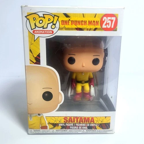 Funko Pop! Animation One Punch Man Saitama #257 Vinyl Figure – In Box – 4”