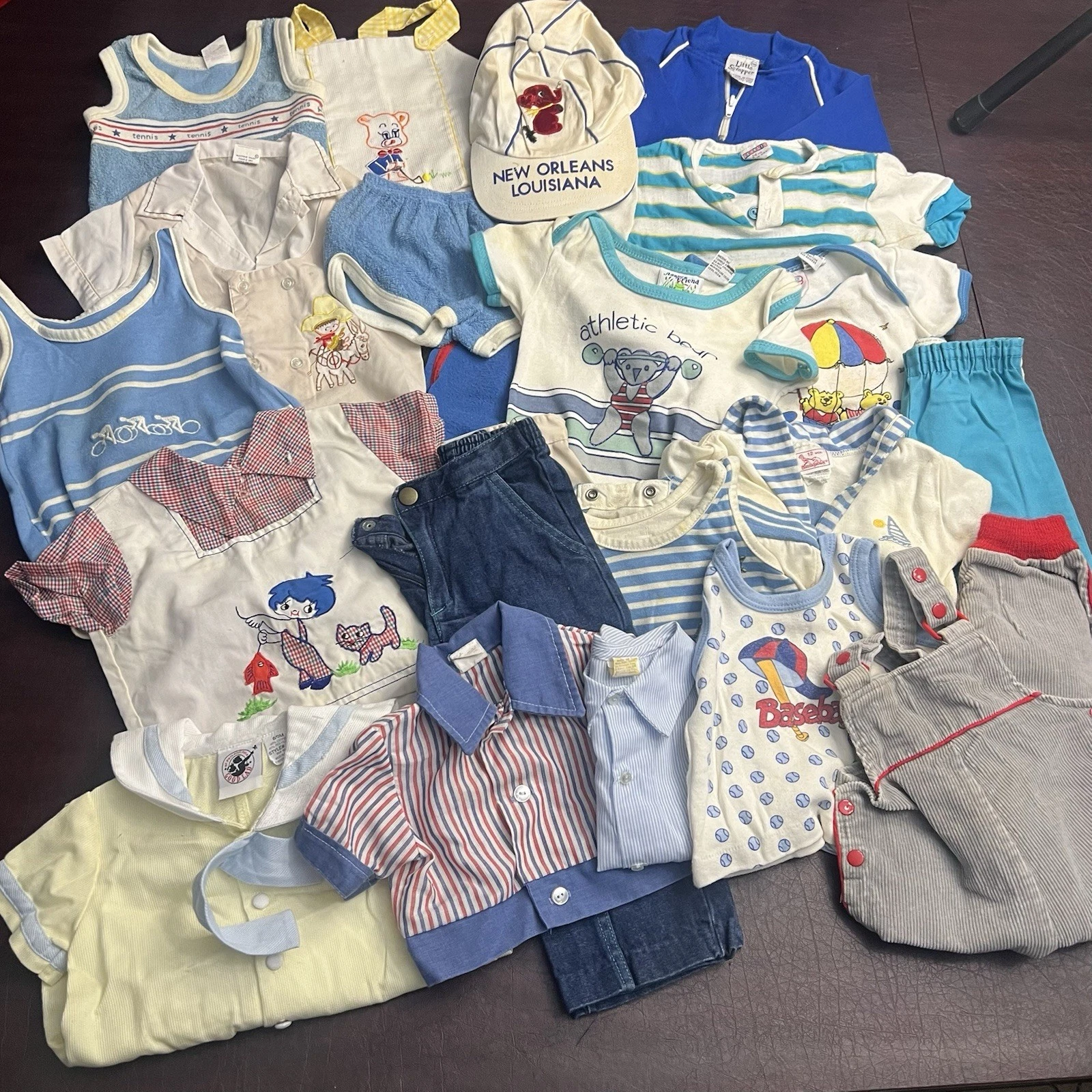 Vntg 70s/80s Baby Clothing Lot Shirts Pants Healthtex Goodlad Sears Thomas ++
Opens in a new window 