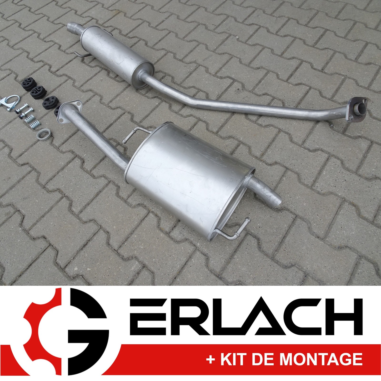 Silencieux arrière échappement Toyota Corolla Verso 1.4 1.6 VVT-i essence 4196