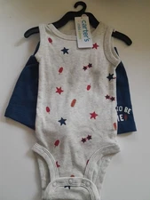 Carter's Baby Boys 2 Piece Tank & Short Set Size 0-3 Months