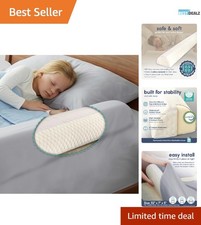 1-Pack Toddler Foam Bed Bumper for Twin, Queen  King - Safe  Comfortable