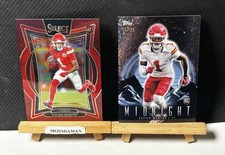 Xavier Worthy 2024 Select Concourse 149/149 Bookend & Topps Midnight /35 Chiefs