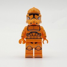 Grandpa Clone Customs Orange Proto Clone Trooper Minifigure GCC Lego Parts