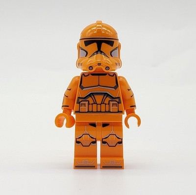 Grandpa Clone Customs Orange Proto Clone Trooper Minifigure GCC