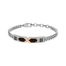 Bracciale Rosso Amante Uomo ANNIVERSARIO 20 in Acciaio UBR546CR