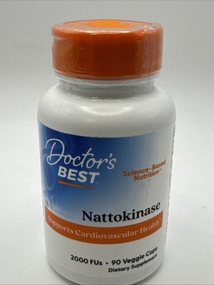 Doctor's Best Nattokinase, 2,000 FUs, Veggie Caps, Dietary Supplements EX 03/28
