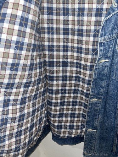 Men's Vintage Swingster S Denim Jacket Quilted Lined Size 3XL Used - Picture 6 of 16