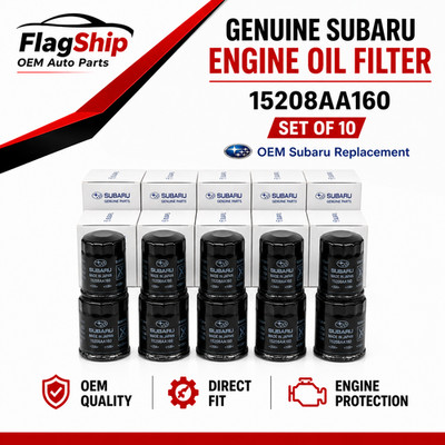 Set of х10 for Subaru Engine Oil Filter 15208AA160  Forester Outback Impreza
