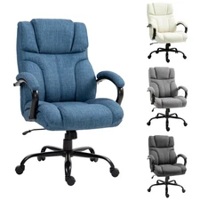 Vinsetto 500lbs Swivel Big/Tall Office Computer Desk Chair w/ Wheels