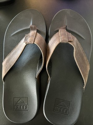 REEF Cushion Phantom LE Men's Flip Flops/ Sandal Full Gr Black/Brown Size 10