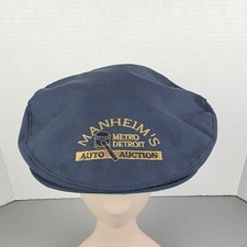 Manheim's Metro Detroit Auto Auction Vintage Advertising Flat Cap Hat La Mode