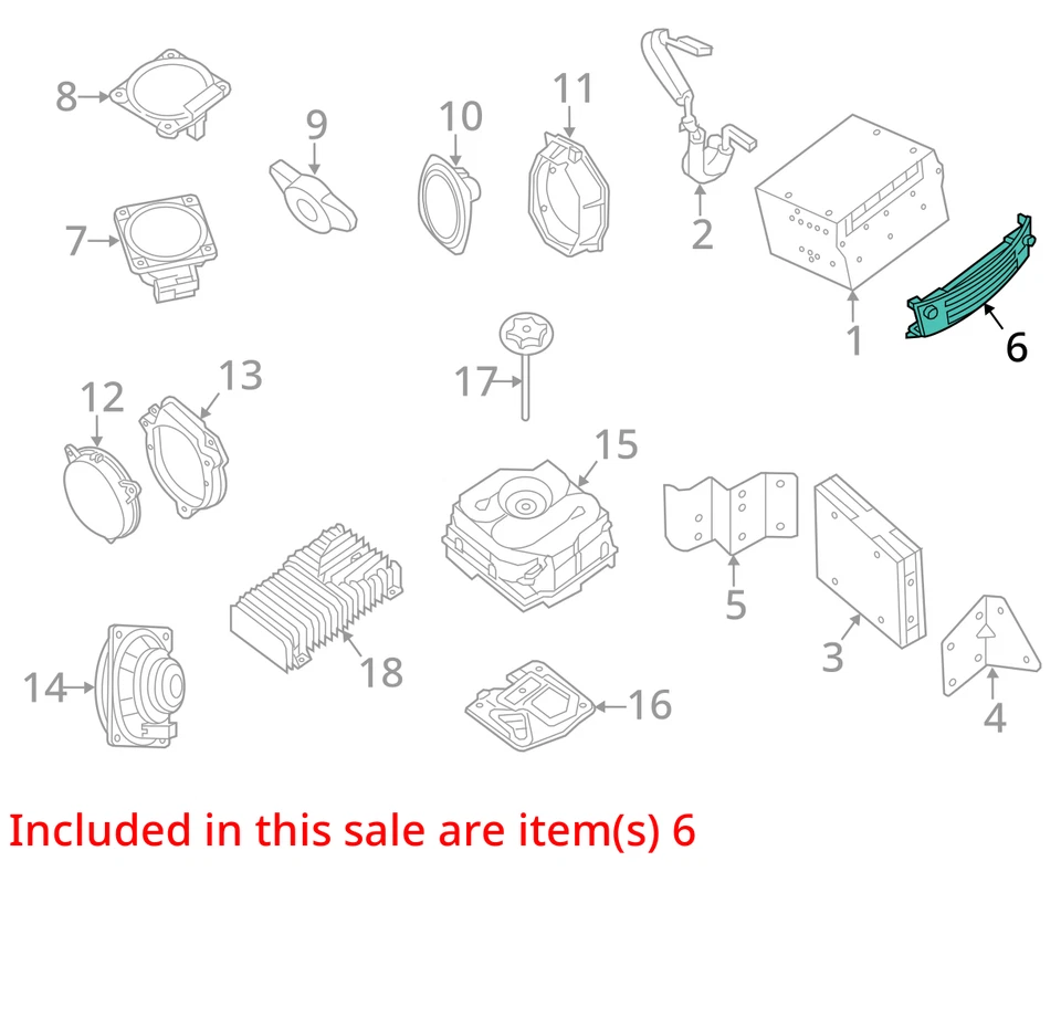 Equipamento de áudio controle de rádio áudio compatível com 14-16 INFINITI QX60 3024226 - Imagem 3 de 4