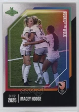 2025 Parkside NWSL Pronto Rookie Of The Week Silver 7/10 Macey Hodge RC 0ef9