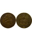 France Bordeaux, Louis XVI - Jeton Laiton, Statue de Louis XV - 1776 Nuremberg
