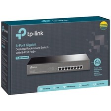 TP-Link (TL-SG1008MP) 8-Ports Gigabit Desktop/Rackmount PoE+ Switch