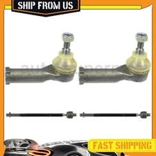 4x Steering Tie Rod End Inner Outer For 2002-2005 Jaguar X-Type 3.0L