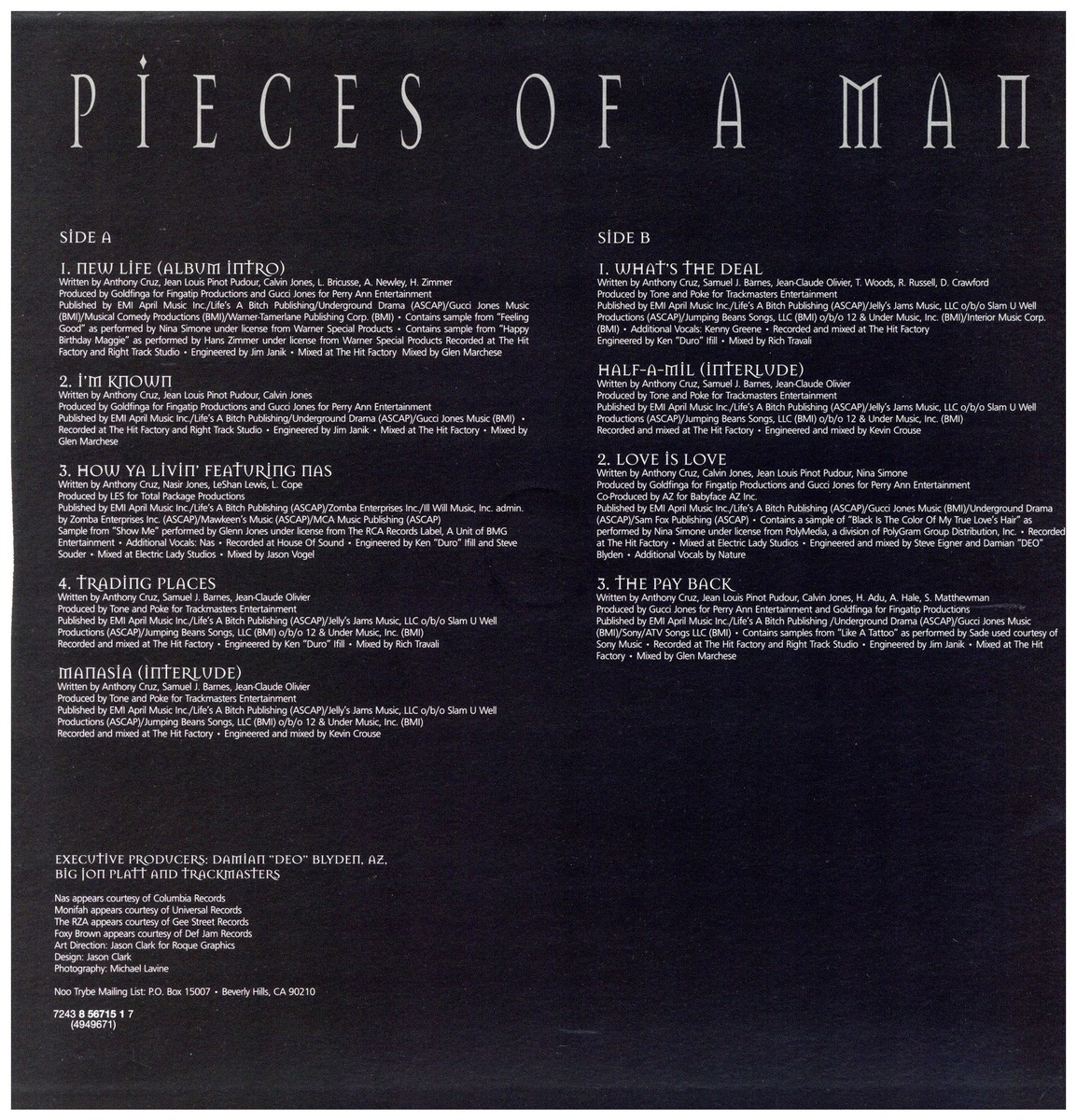 AZ - Pieces Of A Man '98 2xLP EU ORG!NM/EX | eBay