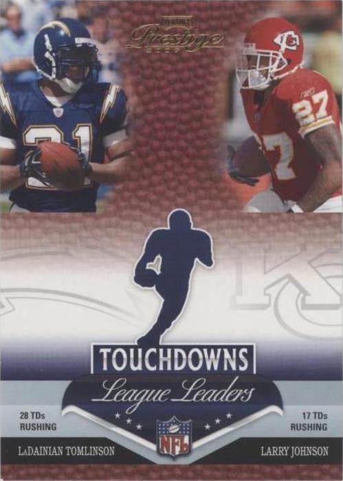 2007 Playoff Prestige LaDainian Tomlinson Larry Johnson #LL-20 - 1 of 2