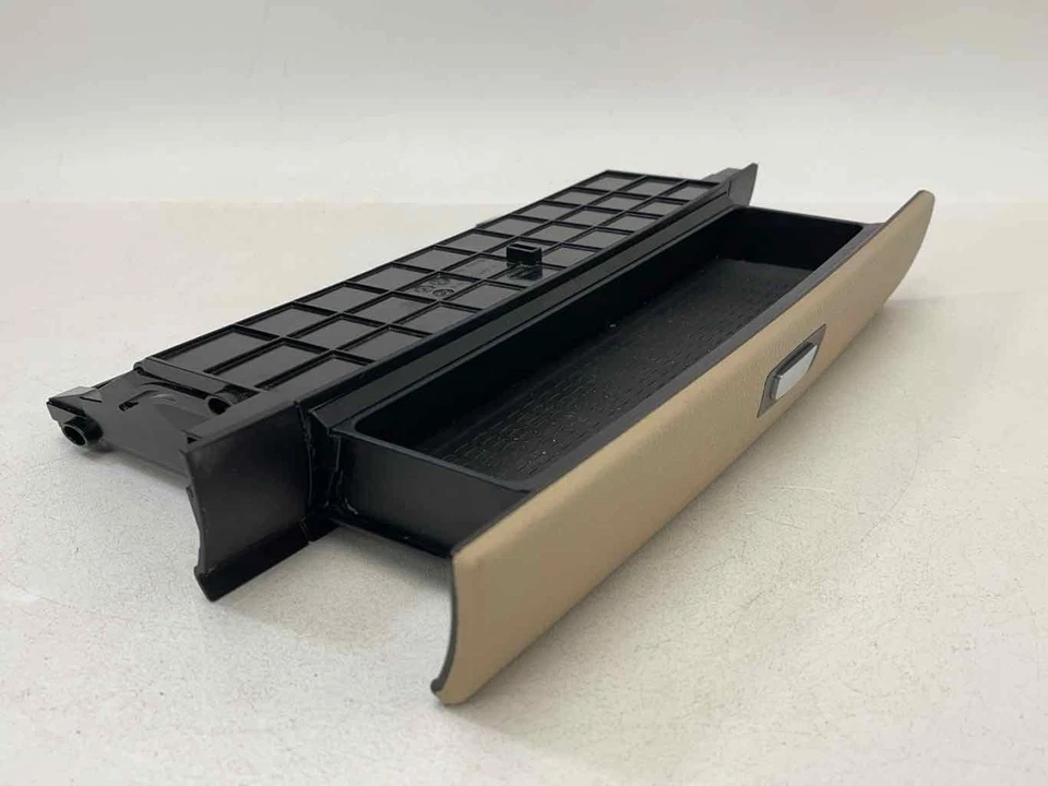 Fits 2010 - 2017 BMW 535I GT Dash Board Center Storage Tray Tan 9199118-11 OEM - Image 3 of 4