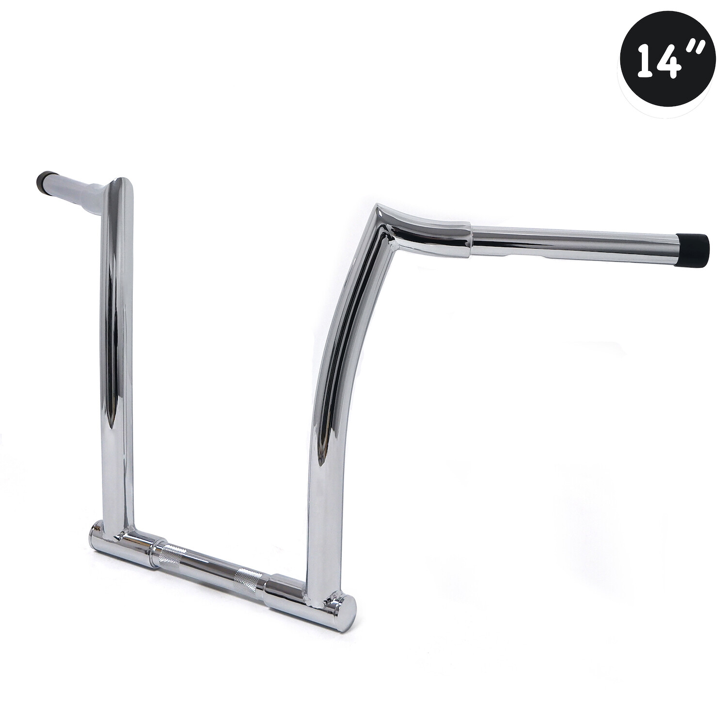 14"Chrome 1.25" Fat Chizeled Handlebar For Harley Dyna Road Glide King