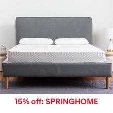 Tulo 8" Gel and Charcoal Infused Memory Foam Firm Comfort Mattress in a Box