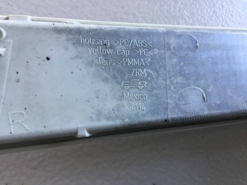 VW Beetle Genuino Transparente Offsid3 Luz Indicadora Frontal 2006/2010 Modelo 1C0953042 - Imagen 5 de 8