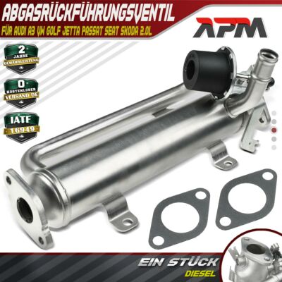 AGR-Kühler Abgasrückführung für Audi A3 VW Golf V Jetta 3 Passat Seat Skoda 2.0L