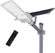Two (2) 200W Solar Outdoor 18000 Lumens Led Street Light