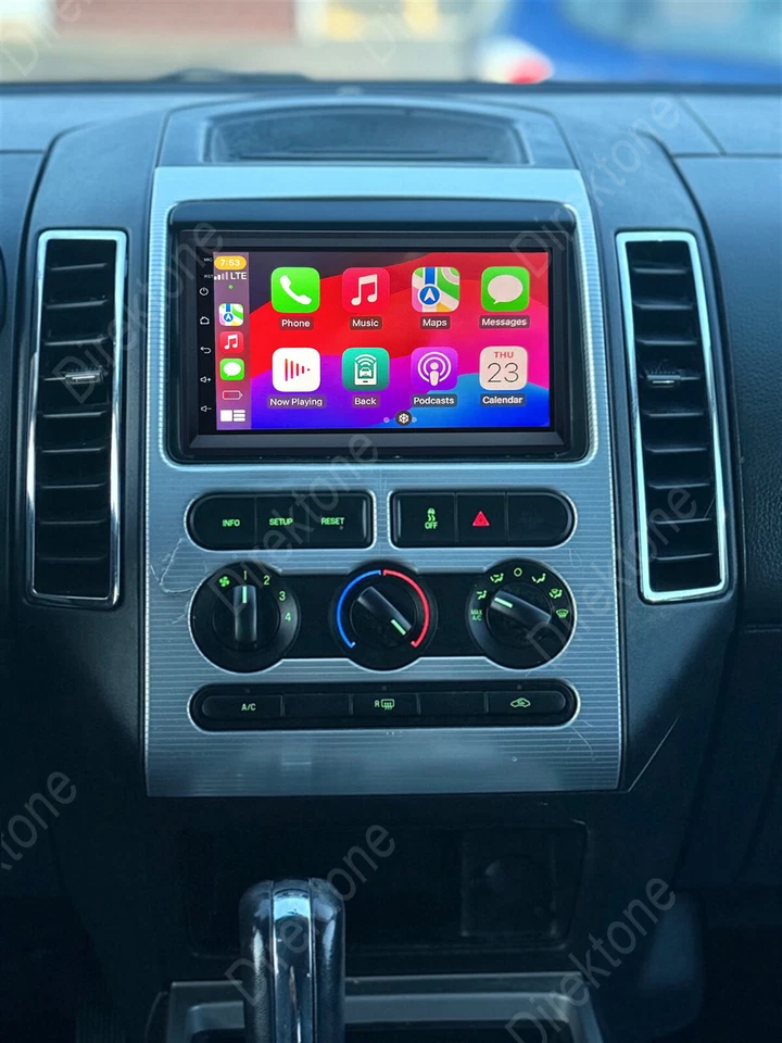 7" WiFi Apple Carplay Radio Android 13 GPS Nav For 2007 2008 2009 2010 Ford Edge Foto 2 de 4